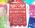 Papel Picado Wedding Invitation: Mexican Fiesta Theme, Mexico Theme