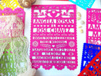 Papel Picado Wedding Invitation: Mexican Fiesta Theme, Mexico Theme